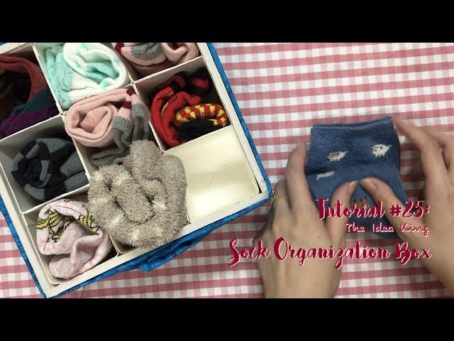 How to Make DIY Sock Organization Box with Milk Boxes? | The Idea King Tutorial #25 Follow us: Facebook: