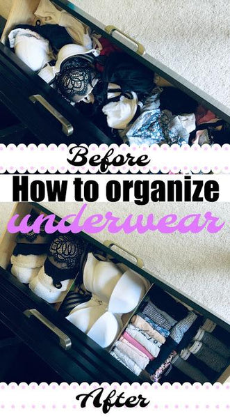 How to organize underwear - the Marie Kondo way!