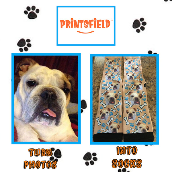Giveaway: Personalized Socks from Printsfield Starring Your Favorite Furry Friend