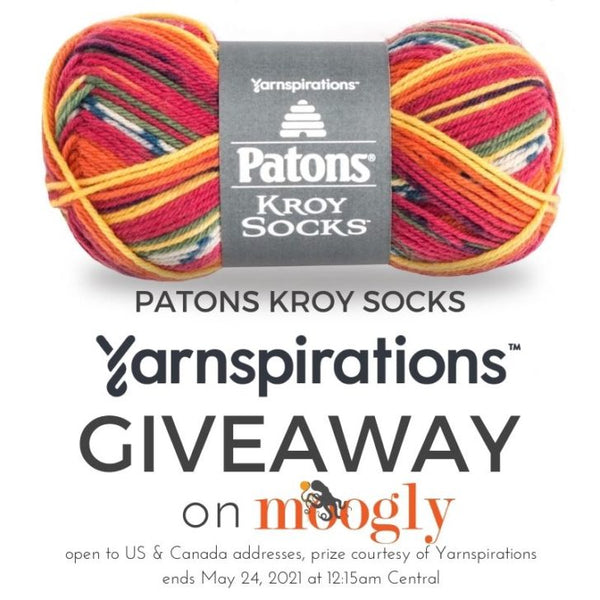 Patons Kroy Socks is a lightweight wool blend yarn that’s perfect for fine garments and accessories – lots more than just socks! Take a look at this versatile yarn and enter to win 5 skeins of Patons Kroy Socks on Moogly! Disclaimer: This post was...