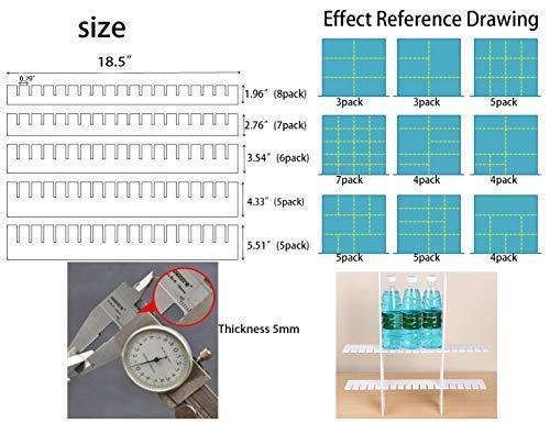 New drawer organizers diy grid dividers storage spacer wood plastic multipurpose finishing shelves for wardrobe desk tea table dresser kitchen underwear socks tableware charging line white 5pack