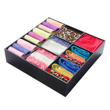 Load image into Gallery viewer, Shop here luxury and stylish acrylic organizer fine and elegant gift keep belts socks ties underwear panties briefs boxers scarves organized drawer divider closet and storage box